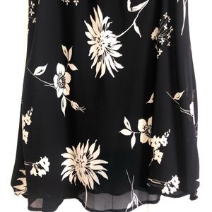 Midi floral skirt